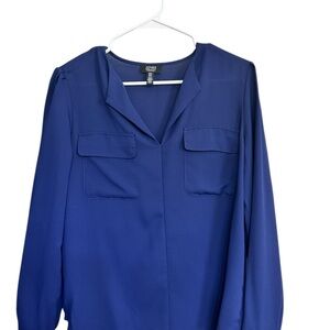 Jones New York Women's Blue Blouse